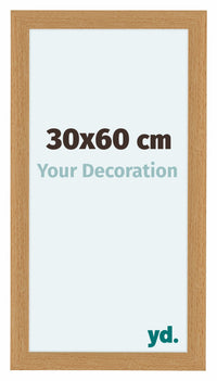 Como MDF Photo Frame 30x60cm Beech Front Size | Yourdecoration.com