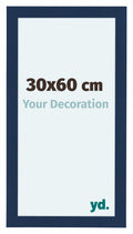 Como MDF Photo Frame 30x60cm Dark Blue Swept Front Size | Yourdecoration.com
