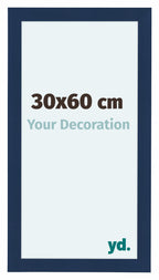 Como MDF Photo Frame 30x60cm Dark Blue Swept Front Size | Yourdecoration.com