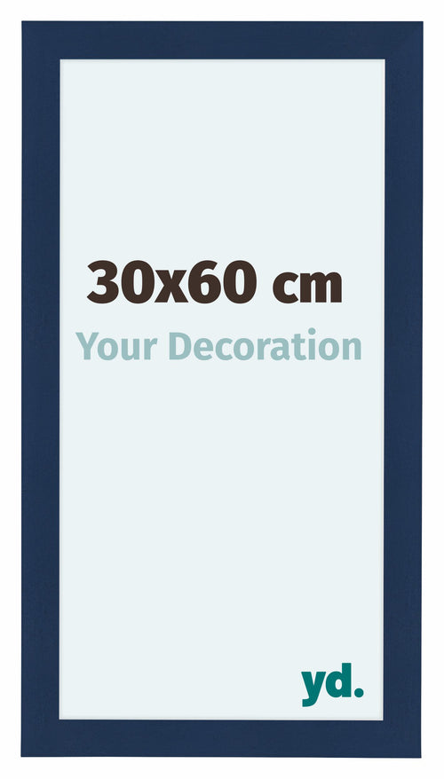 Como MDF Photo Frame 30x60cm Dark Blue Swept Front Size | Yourdecoration.com
