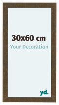 Como MDF Photo Frame 30x60cm Gold Antique Front Size | Yourdecoration.com