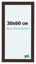 Como MDF Photo Frame 30x60cm Oak Dark Front Size | Yourdecoration.com