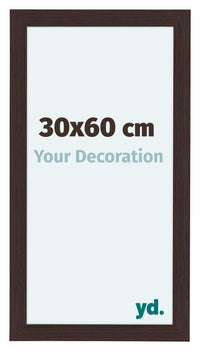 Como MDF Photo Frame 30x60cm Oak Dark Front Size | Yourdecoration.com