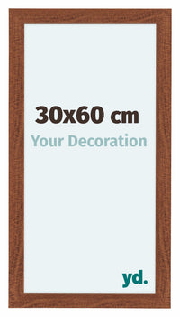 Como MDF Photo Frame 30x60cm Walnut Front Size | Yourdecoration.com