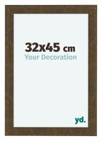 Como MDF Photo Frame 32x45cm Gold Antique Front Size | Yourdecoration.com