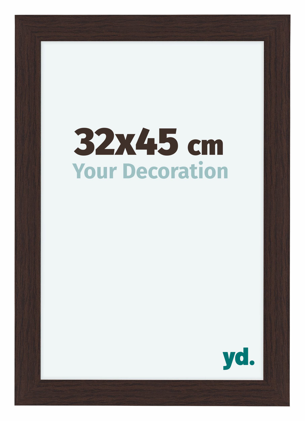Como MDF Photo Frame 32x45cm Oak Dark Front Size | Yourdecoration.com
