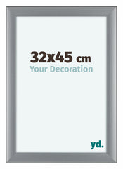 Como MDF Photo Frame 32x45cm Silver Matte Front Size | Yourdecoration.com