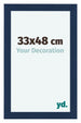 Como MDF Photo Frame 33x48cm Dark Blue Swept Front Size | Yourdecoration.com