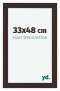 Como MDF Photo Frame 33x48cm Oak Dark Front Size | Yourdecoration.com