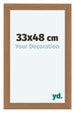 Como MDF Photo Frame 33x48cm Walnutt Light Front Size | Yourdecoration.com