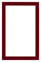 Como MDF Photo Frame 33x48cm Wine Red Swept Front | Yourdecoration.com