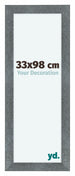 Como MDF Photo Frame 33x98cm Iron Swept Front Size | Yourdecoration.com