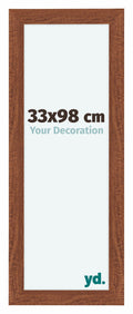 Como MDF Photo Frame 33x98cm Walnut Front Size | Yourdecoration.com