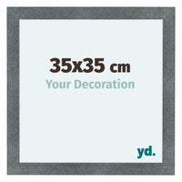Como MDF Photo Frame 35x35cm Iron Swept Front Size | Yourdecoration.com