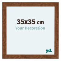 Como MDF Photo Frame 35x35cm Oak Rustiek Front Size | Yourdecoration.com