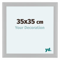 Como MDF Photo Frame 35x35cm White Matte Front Size | Yourdecoration.com