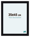 Como MDF Photo Frame 35x45cm Black High Gloss Front Size | Yourdecoration.com