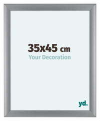 Como MDF Photo Frame 35x45cm Silver Matte Front Size | Yourdecoration.com