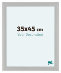Como MDF Photo Frame 35x45cm White Woodgrain Front Size | Yourdecoration.com