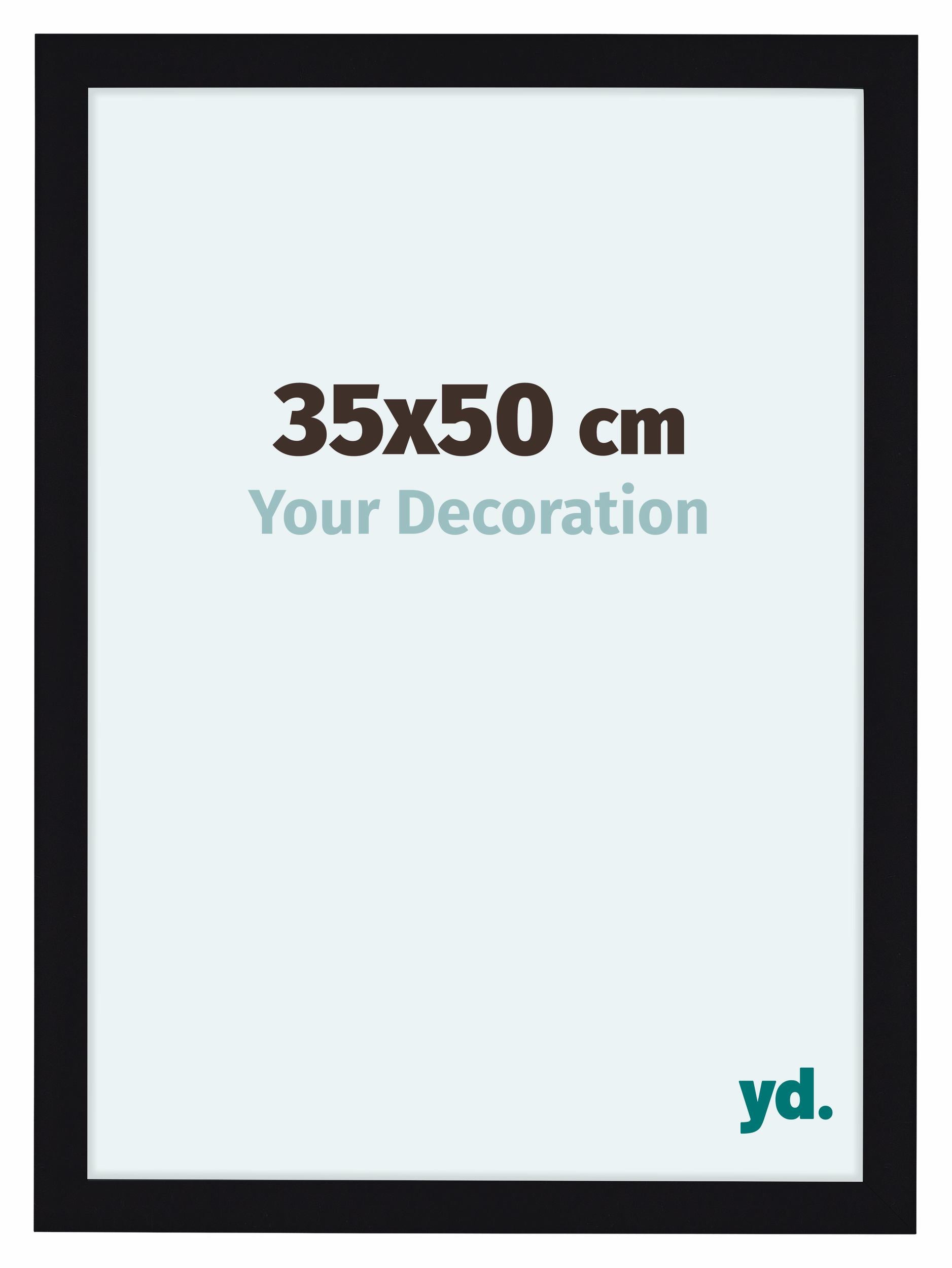 Como MDF Photo Frame 35x50cm Black High Gloss Front Size | Yourdecoration.com