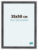 Como MDF Photo Frame 35x50cm Gray Swept Front Size | Yourdecoration.com