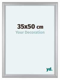 Como MDF Photo Frame 35x50cm Silver Matte Front Size | Yourdecoration.com