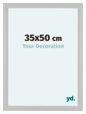 Como MDF Photo Frame 35x50cm White Woodgrain Front Size | Yourdecoration.com
