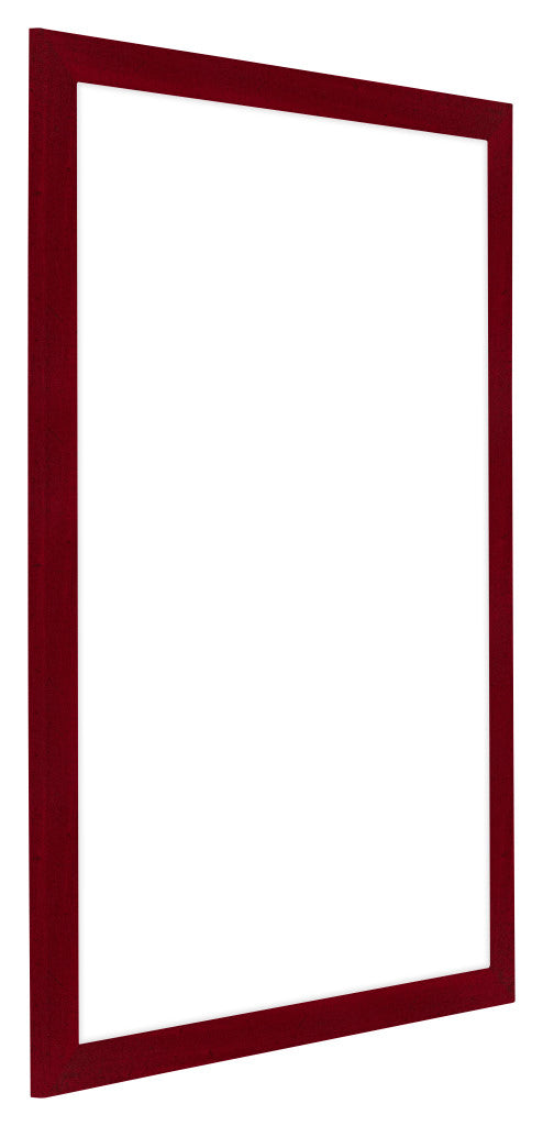 Como MDF Photo Frame 35x50cm Wine Red Swept Front Oblique | Yourdecoration.com