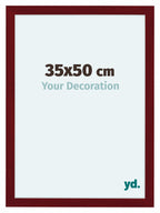 Como MDF Photo Frame 35x50cm Wine Red Swept Front Size | Yourdecoration.com