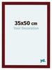 Como MDF Photo Frame 35x50cm Wine Red Swept Front Size | Yourdecoration.com