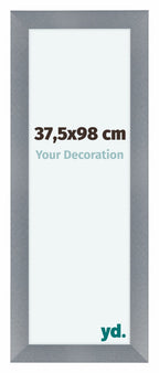 Como MDF Photo Frame 37 5x98cm Aluminum Brushed Front Size | Yourdecoration.com