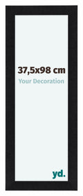 Como MDF Photo Frame 37 5x98cm Black Matte Front Size | Yourdecoration.com