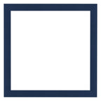 Como MDF Photo Frame 40x40cm Dark Blue Swept Front | Yourdecoration.com