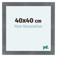 Como MDF Photo Frame 40x40cm Iron Swept Front Size | Yourdecoration.com