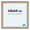 Como MDF Photo Frame 40x40cm Oak Light Front Size | Yourdecoration.com