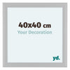 Como MDF Photo Frame 40x40cm White Matte Front Size | Yourdecoration.com