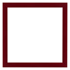 Como MDF Photo Frame 40x40cm Wine Red Swept Front | Yourdecoration.com