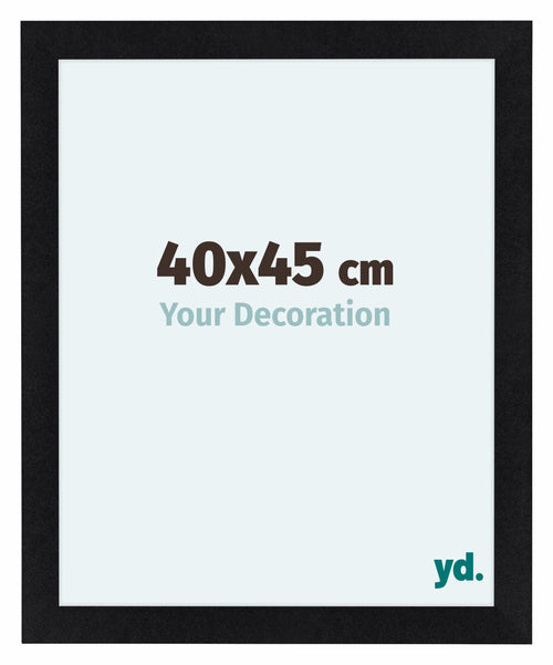 Como MDF Photo Frame 40x45cm Black Matte Front Size | Yourdecoration.com
