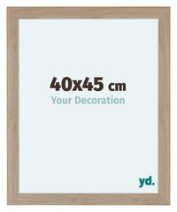 Como MDF Photo Frame 40x45cm Oak Light Front Size | Yourdecoration.com