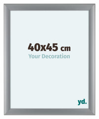 Como MDF Photo Frame 40x45cm Silver Matte Front Size | Yourdecoration.com
