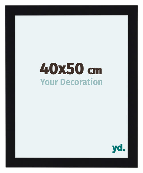 Como MDF Photo Frame 40x50cm Black High Gloss Front Size | Yourdecoration.com