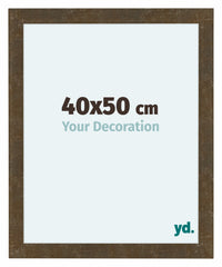 Como MDF Photo Frame 40x50cm Gold Antique Front Size | Yourdecoration.com