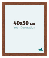 Como MDF Photo Frame 40x50cm Walnut Front Size | Yourdecoration.com