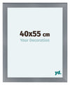 Como MDF Photo Frame 40x55cm Aluminium Brushed Front Size | Yourdecoration.com