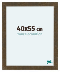 Como MDF Photo Frame 40x55cm Gold Antique Front Size | Yourdecoration.com