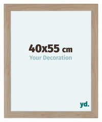 Como MDF Photo Frame 40x55cm Oak Light Front Size | Yourdecoration.com