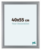 Como MDF Photo Frame 40x55cm Silver Matte Front Size | Yourdecoration.com