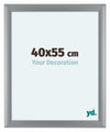 Como MDF Photo Frame 40x55cm Silver Matte Front Size | Yourdecoration.com
