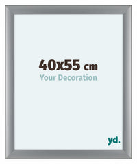 Como MDF Photo Frame 40x55cm Silver Matte Front Size | Yourdecoration.com