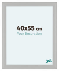 Como MDF Photo Frame 40x55cm White Woodgrain Front Size | Yourdecoration.com